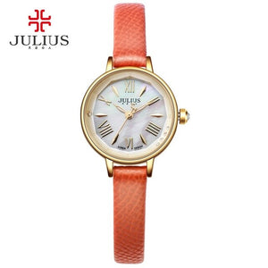 JULIUS Watches Women Luxury Brand Famous White Watch For Women Top Brand Designer Children Whatch For Girls Valentin Gift JA-909
