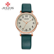 Load image into Gallery viewer, New Lady Women&#39;s Watch Japan Quartz Large Number Fine Fashion Hours Dress Bracelet Simple Leather Girl Birthday Gift Julius Box