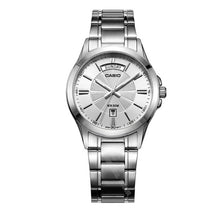 Load image into Gallery viewer, Casio men&#39;s watches top brand luxury Wrist Watch Business Waterproof Steel Band Date Day Clock saat relogio masculino MTP-1381
