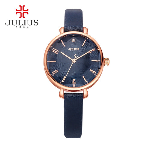 JULIUS Logo Watch Women Yellow Promotion Fashion Jewelry Clock Ladies Watches Waterproof Wristwatch Dropshipping Relogio JA-886