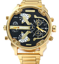 Load image into Gallery viewer, D3137 Gold Stainless Steel Band Quartz Watch For Men Luxury Shiweibao Mens Wrist Watches Man Military Relogio Masculino XFCS New