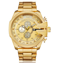 Load image into Gallery viewer, Cagarny Mens Watches Top Luxury Brand Men Silver Steel Male Quartz Watch Men Waterproof Relogio Masculino Military Montre Homme