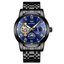 Load image into Gallery viewer, AILANG 8602 Switzerland watches men luxury brand Moon phase automatic sports protection silicone watch Erkek equity saatleri
