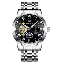 Load image into Gallery viewer, AILANG 8602 Switzerland watches men luxury brand Moon phase automatic sports protection silicone watch Erkek equity saatleri