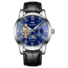 Load image into Gallery viewer, AILANG 8602 Switzerland watches men luxury brand Moon phase automatic sports protection silicone watch Erkek equity saatleri