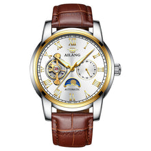 Load image into Gallery viewer, AILANG 8602 Switzerland watches men luxury brand Moon phase automatic sports protection silicone watch Erkek equity saatleri