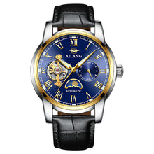 Load image into Gallery viewer, AILANG 8602 Switzerland watches men luxury brand Moon phase automatic sports protection silicone watch Erkek equity saatleri