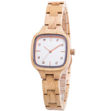 Load image into Gallery viewer, CZOKA Quartz Wristwatch Women Watches Zegarek Damski Ladies Women's Watch Natural Sandalwood Design Bayan Kol Saati Kol Saati