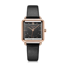 Load image into Gallery viewer, New Julius Lady Women&#39;s Watch Japan Quartz Elegant Simple Square Fashion Hours Bracelet Real Leather Girl&#39;s Birthday Gift Box